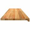 vidaXL Vensterbanken 2 st 160x40x2 cm massief eikenhout lichtbruin