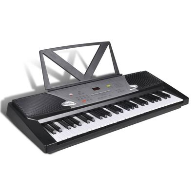 vidaXL Elektrisch keyboard met 54 toetsen en bladmuziek houder