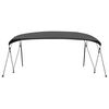 vidaXL Biminitop 4-boogs 243x(230-244)x137 cm antracietkleurig