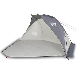 vidaXL Strandtent 268x223x125 cm 185T polyester grijs