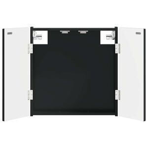 vidaXL Dartbord Kabinet ARNHEM Zwart 52,5 x 10,5 x 53,5 cm
