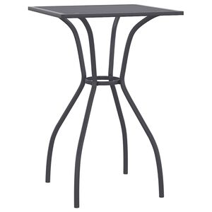 vidaXL Tuintafel 50x50x72 cm staalgaas antracietkleurig