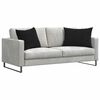 vidaXL Sofa Kussens 2 stuks Zwart 70 x 50 cm Cordstof