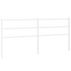 vidaXL Hoofdbord 180 cm metaal wit