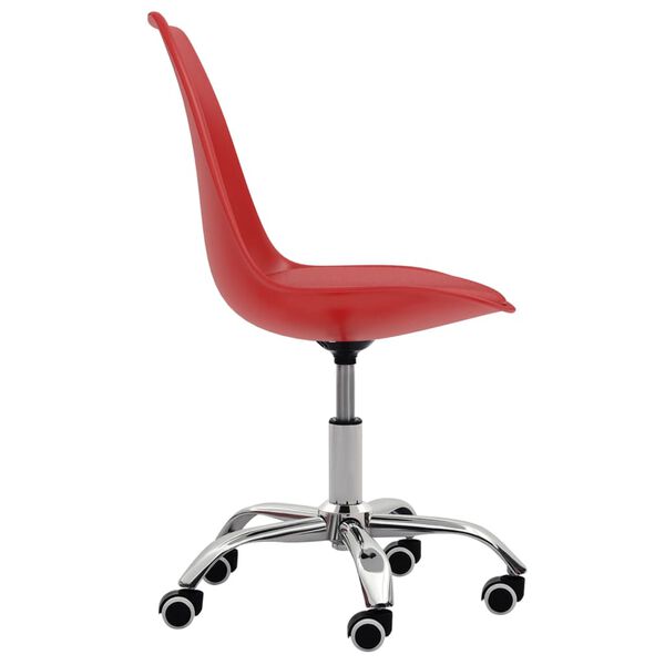 vidaXL Eetkamerstoelen 4 st kunstleer rood