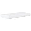 vidaXL Hoekbedframe met Matras Anders 2 pcs Lichtgrijs Fluweel