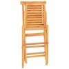 vidaXL Opklapbare stoelen, 8 stuks, 47x63x90 cm, massief teakhout