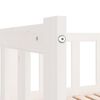 vidaXL Slaapbank uitschuifbaar massief grenenhout wit 2x(90x190) cm