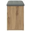 vidaXL Schoenenbank 82x32x45,5 cm bewerkt hout artisanaal eikenkleur