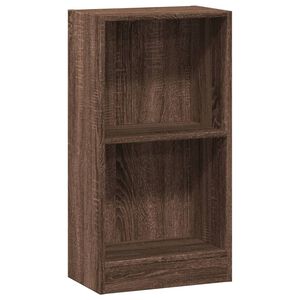 vidaXL Boekenkast 40x24x76 cm bewerkt hout bruin eikenkleurig