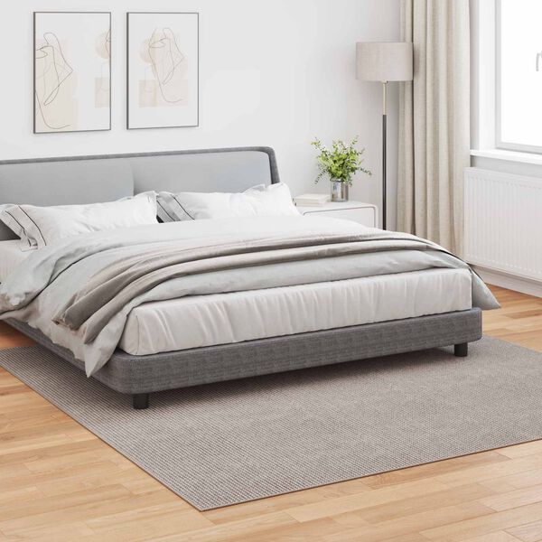 vidaXL Vloerkleden HUARTE Cr&egrave;me en Taupe 240 x 240 cm Polyester