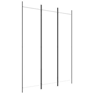 vidaXL Kamerscherm met 3 panelen 150x200 cm stof wit