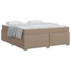 vidaXL Bedframe Cappuccino 180 x 200 cm Stof