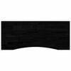 vidaXL Bureaublad rechthoekig 120x50x2,5 cm eikenhout donkerbruin