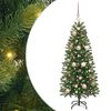 vidaXL Kunstkerstboom met 150 LED met standaard Groen 120 cm PE en PVC