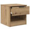 vidaXL Bed kast 2 pcs Artisan Eiken 40 x 39 x 40cm Bewerkt hout