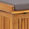vidaXL Kussenbox voor buiten 60x50x61 cm massief acaciahout