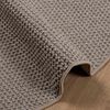vidaXL Vloerkleden Rond LUGO Taupe &Oslash; 120 CM Polyester