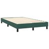 vidaXL Boxspring met matras fluweel donkergroen 120x220 cm