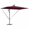 vidaXL Parasol Bordeaux Rood 294 x 200 x 270 cm Polyester en Aluminium