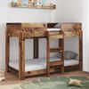 vidaXL Bunk Bed voor Kinderen Oudhout 80 x 160 cm Bewerkt hout