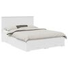 vidaXL Bedframe met lade met hoofdeinde Wit 150 x 200 cm Bewerkt hout