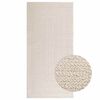 vidaXL Vloerkleed ZIZUR room binnen en buiten 100x200 cm jute look