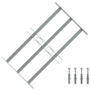 vidaXL Raambeveiliging verstelbaar met 3 dwarsstangen 500-650 mm