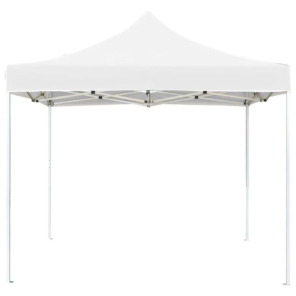 vidaXL Partytent professioneel inklapbaar 3x3 m aluminium wit