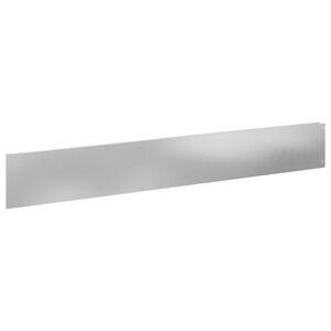 vidaXL Gazonrand 10 pcs 100 x 15 cm Staal Zilverkleurig