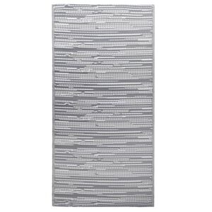 vidaXL Buitenkleed ARAKIL 160x230 cm PP grijs