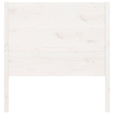 vidaXL Hoofdbord 96x4x100 cm massief grenenhout wit