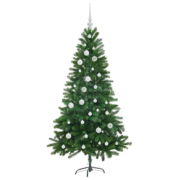 vidaXL Kerstboom met 150 LED met standaard Groen 150 cm PE