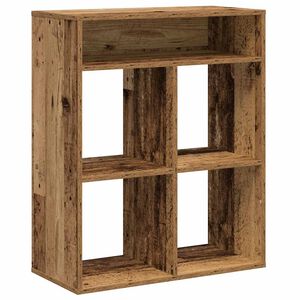 vidaXL Boekenkast 66x31x80 cm bewerkt hout oud houtkleurig