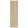 vidaXL Wandschap 75x16x55 cm bewerkt hout sonoma eikenkleurig