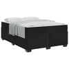 vidaXL Bedframe met matras Zwart 160 x 200 cm Stof