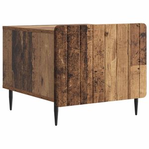 vidaXL Salontafel met lade Oud hout 49 x 50 x 42 cm Bewerkt hout