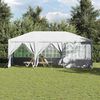 vidaXL Partytent Wit 600 x 400 x 266 cm Polyetheen