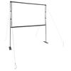vidaXL Projectiescherm met standaards 90 inch 16:9