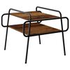 vidaXL Salontafel Oud hout 60 x 60 x 51 cm Bewerkt hout