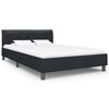 vidaXL Bedframe kunstleer zwart 140x200 cm
