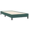 vidaXL Boxspring zonder matras fluweel donkergroen 80x220 cm