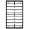vidaXL Bedframe metaal zwart 120x200 cm