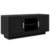 vidaXL TV-kast 102 x 35 x 45 cm Zwart Eiken Bewerkt hout