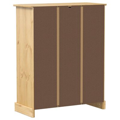 vidaXL Schoenenkast Corona 86x38,5x108 cm massief grenenhout