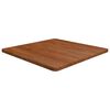 vidaXL Tafelblad vierkant 70x70x2,5cm behandeld eiken donkerbruin