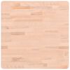vidaXL Tafelblad vierkant 60x60x1,5 cm massief beukenhout