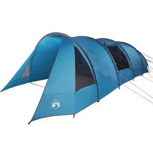 vidaXL Tunnel Tent 6-Persoon 6-persoons Blauw en Grijs