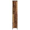 vidaXL Badkamer Kast Oud Hout 31,5 x 33 x 190 cm Bewerkt hout & Metaal