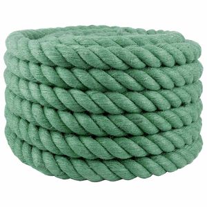 vidaXL Jute Touw 40 mm Groen 100% Tossa jute
